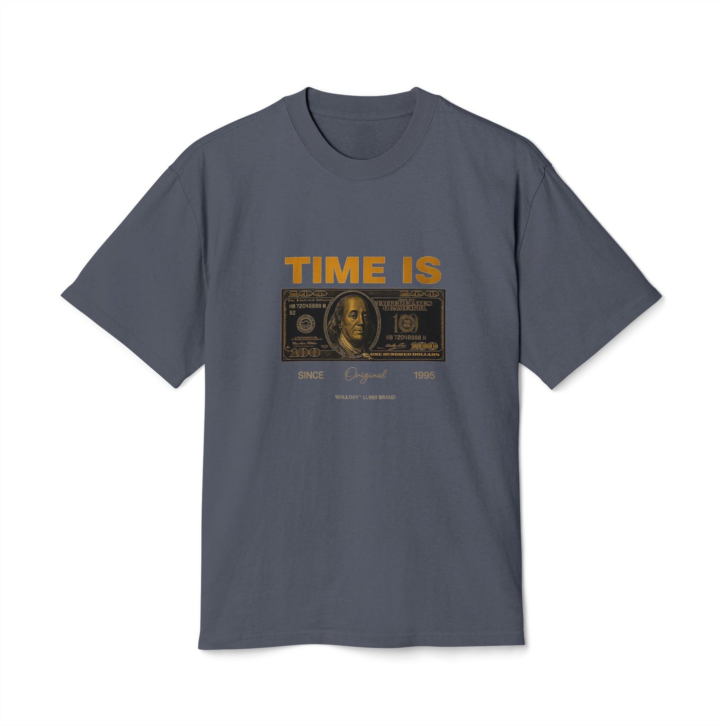 Time Is Money Graphic Tee — Vintage Dollar Bill Shirt