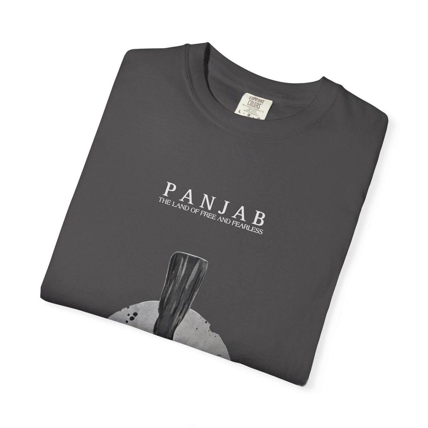 T-Shirt — Panjab Silhouette Graphic Tee ("PANJAB: The Land of Five Rivers")