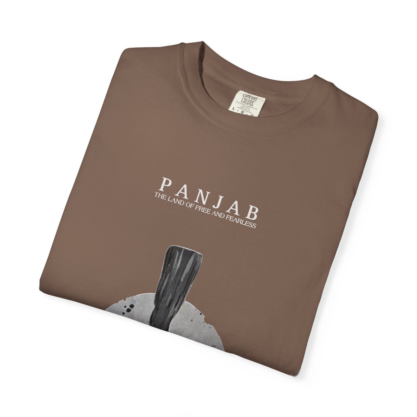 T-Shirt — Panjab Silhouette Graphic Tee ("PANJAB: The Land of Five Rivers")