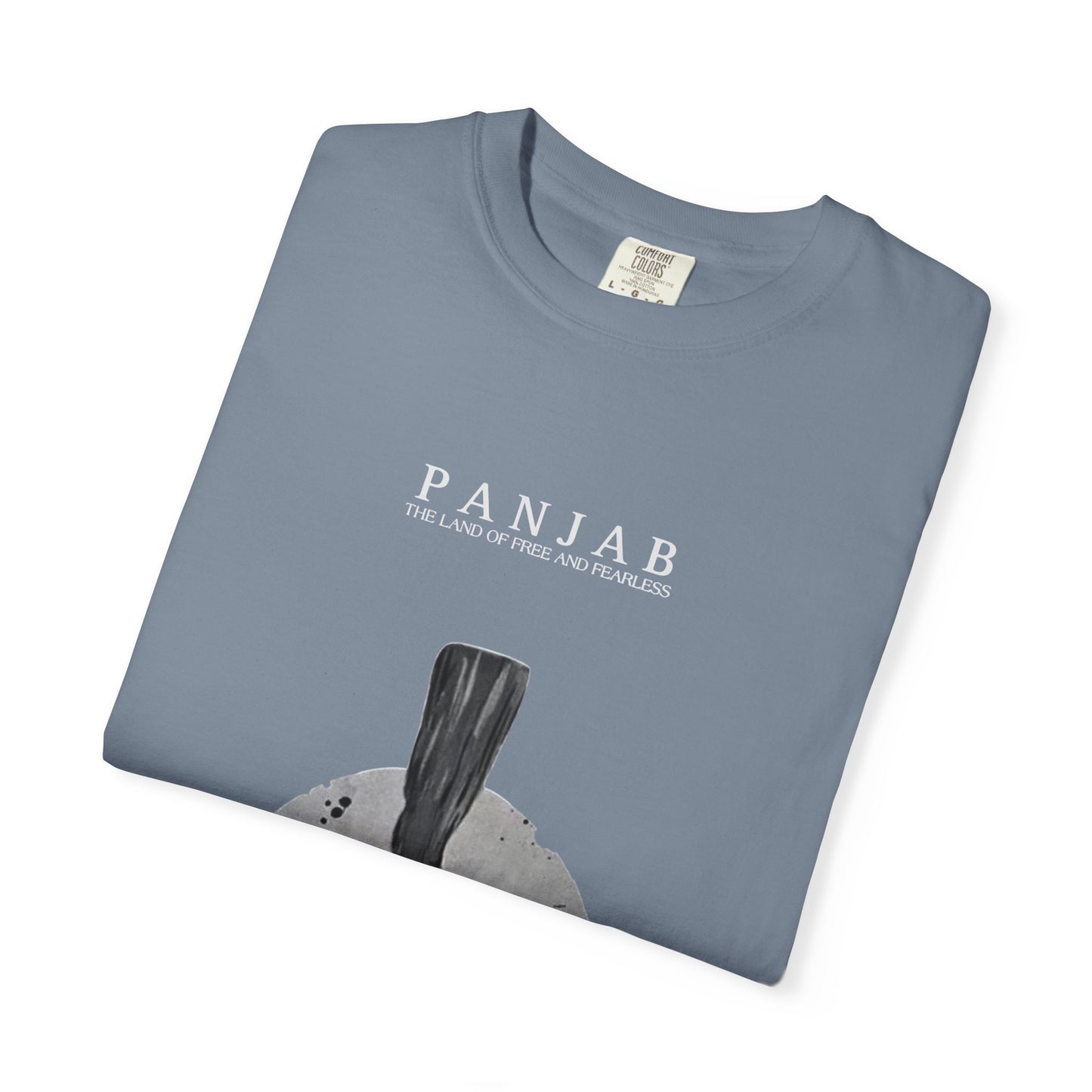 T-Shirt — Panjab Silhouette Graphic Tee ("PANJAB: The Land of Five Rivers")