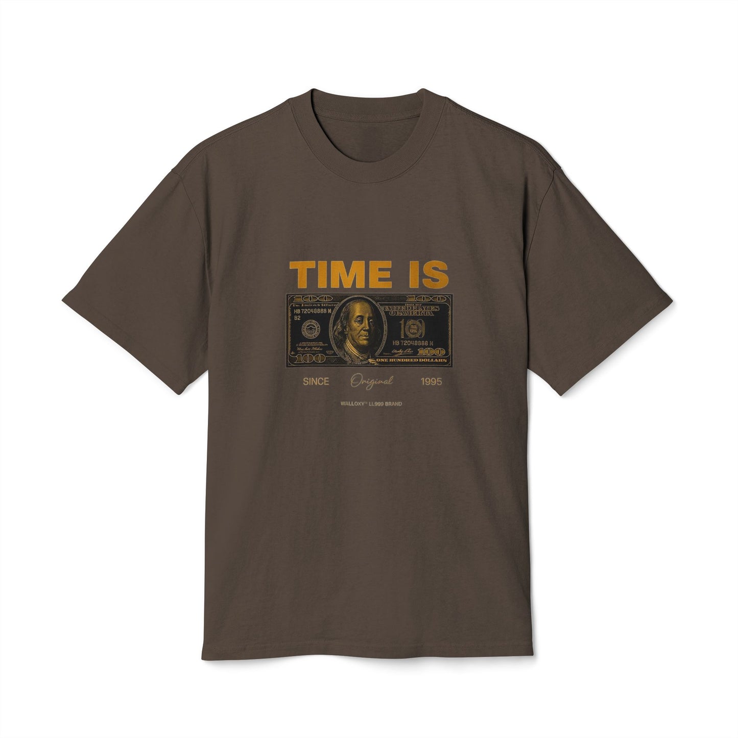 Time Is Money Graphic Tee — Vintage Dollar Bill Shirt