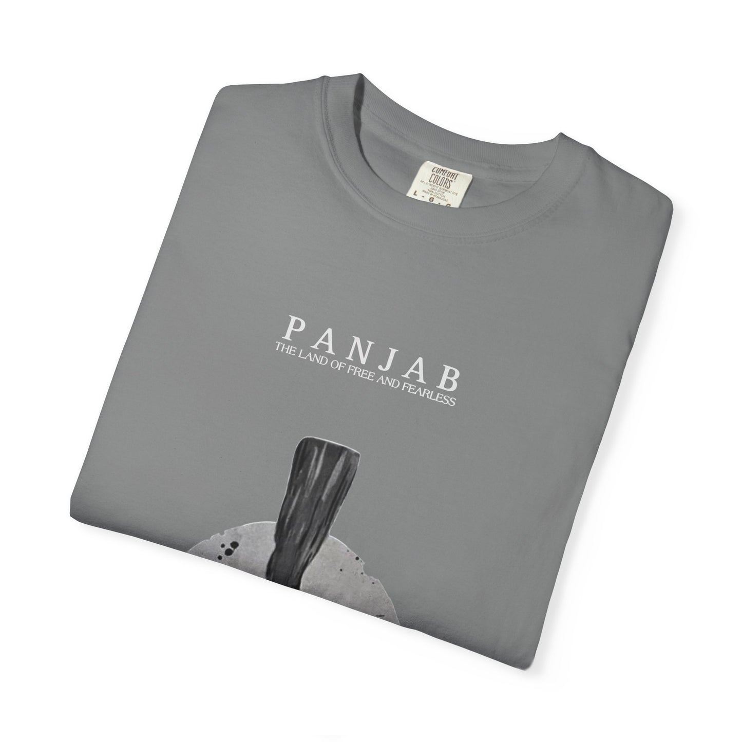 T-Shirt — Panjab Silhouette Graphic Tee ("PANJAB: The Land of Five Rivers")